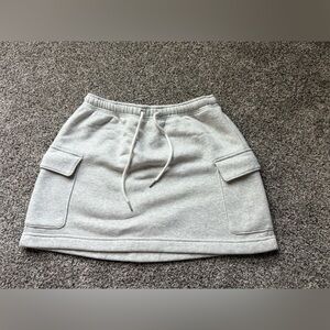 Abercrombie & Fitch Gray Mini Skirt